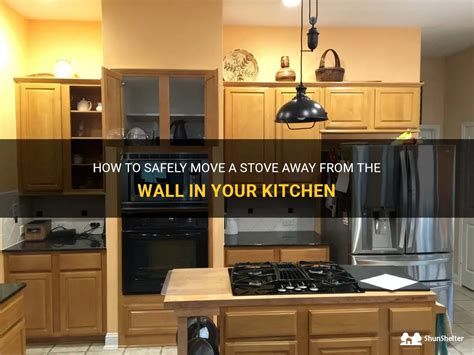how to move a stove away from the wall